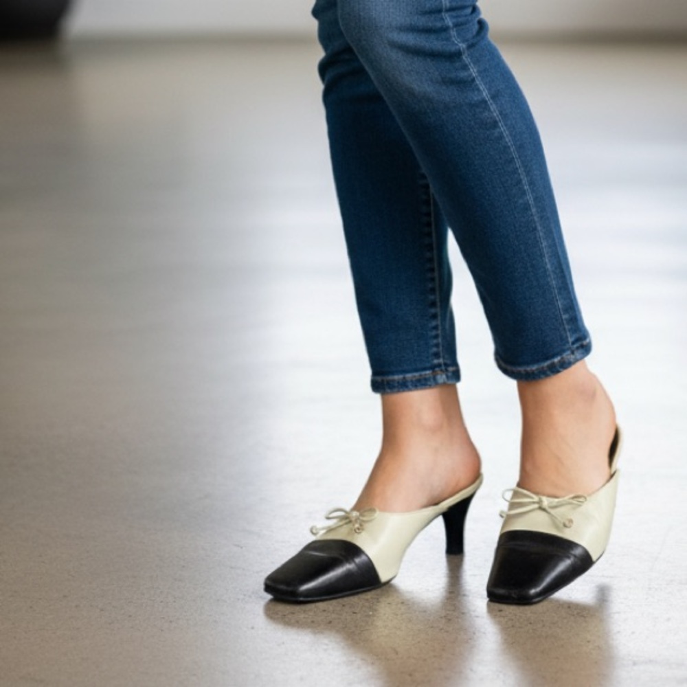 Vintage bow Pumps - Kasper - 6.5M